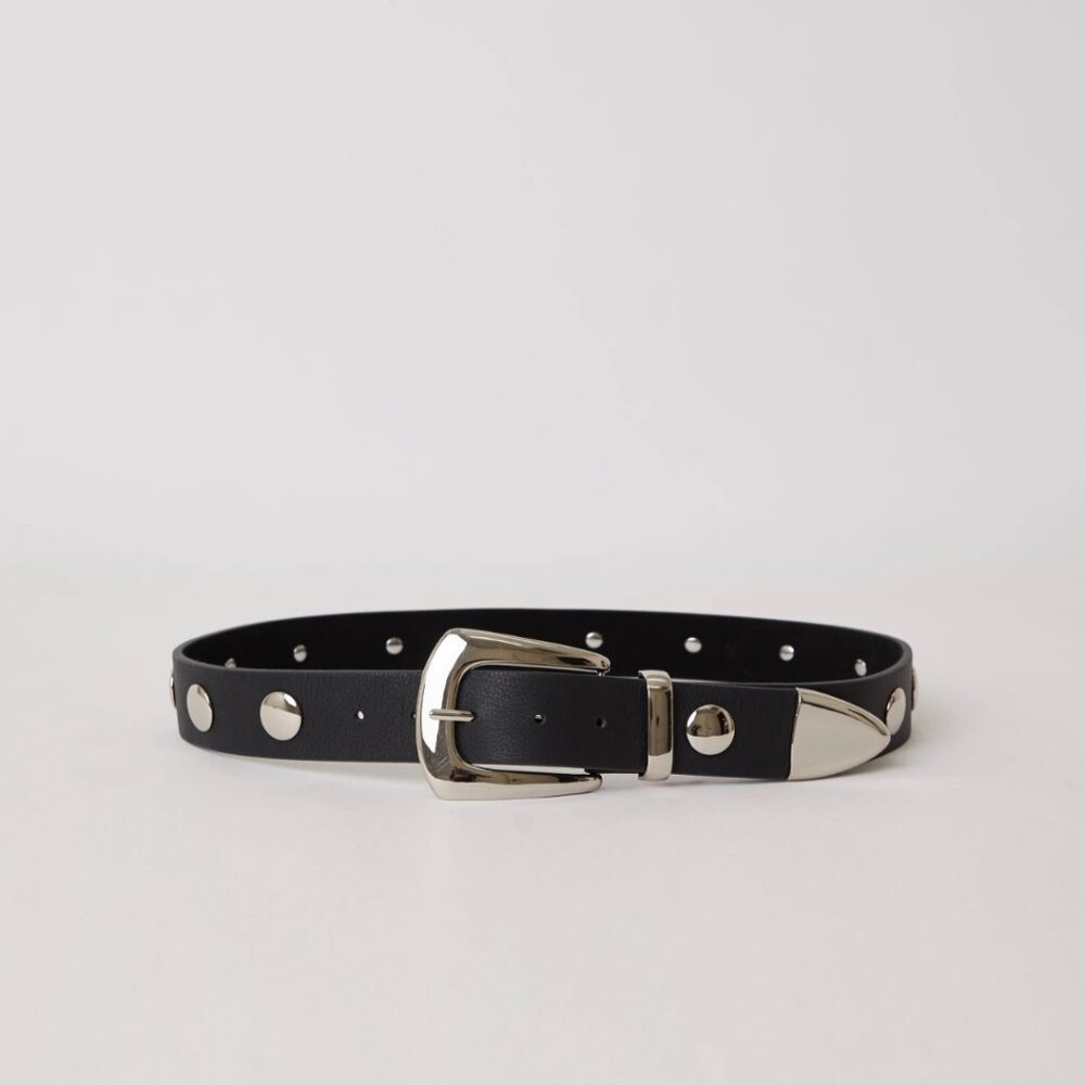 NWT Size XS B-Low the Belt Jordana Mini Moto Studded Belt (KHAITE dupe)